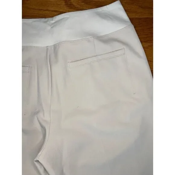 Athleta Light Tan Stretchy Waist Pants Size 14/T‎ - Picture 9 of 9